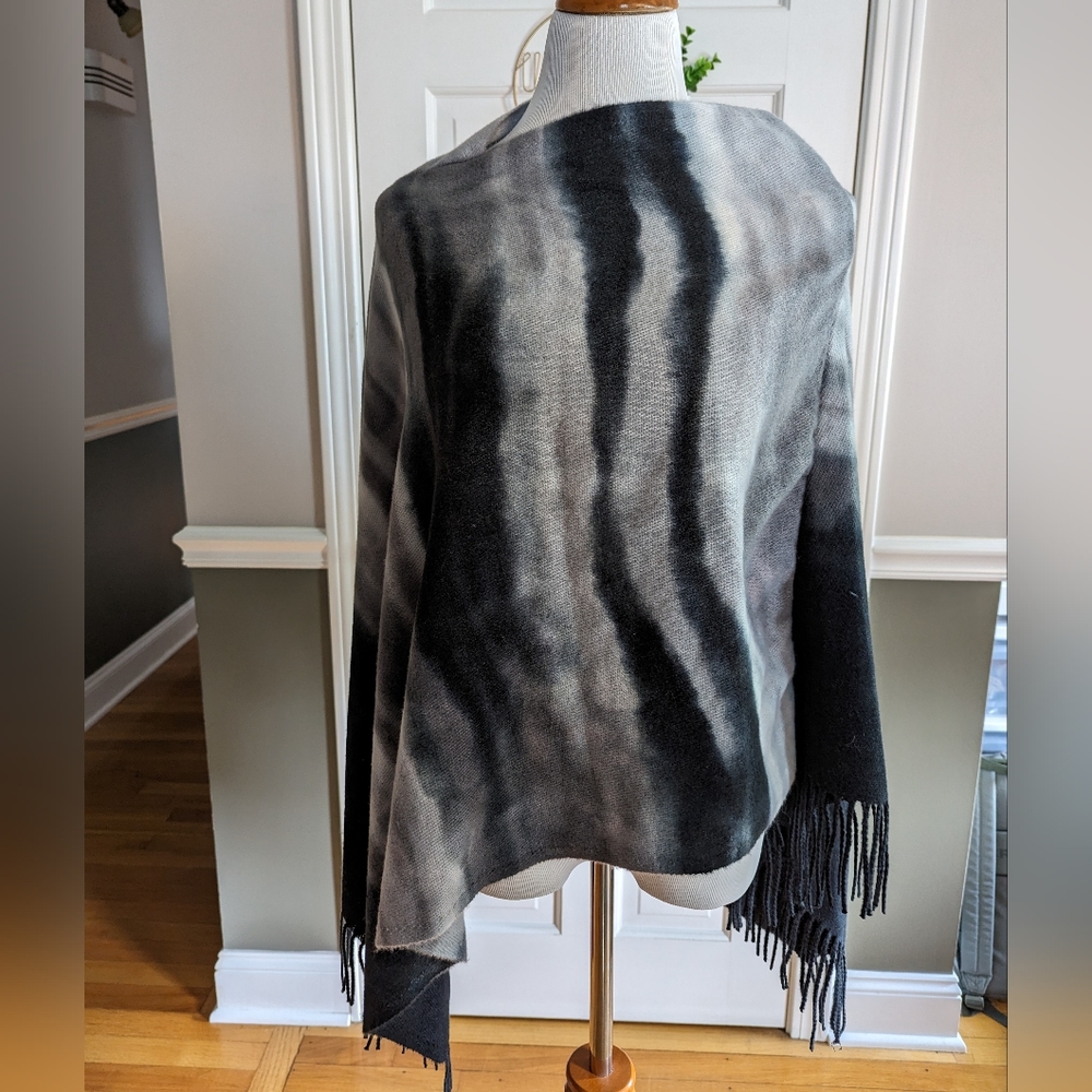 Hi Lo Fringed Poncho